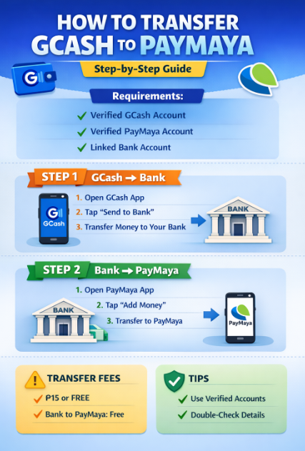 How To Transfer Gcash To Paymaya