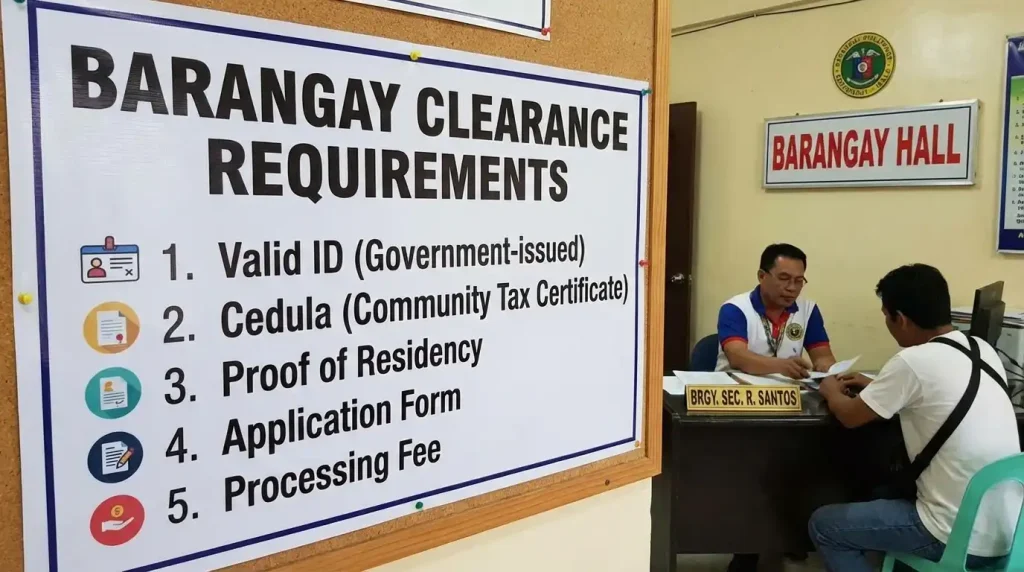 Barangay Clearance Requirements